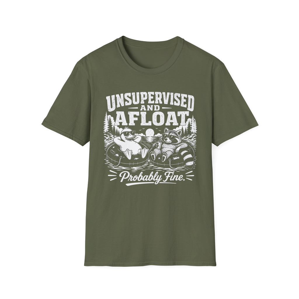 Unsupervised and Afloat Graphic T-Shirt