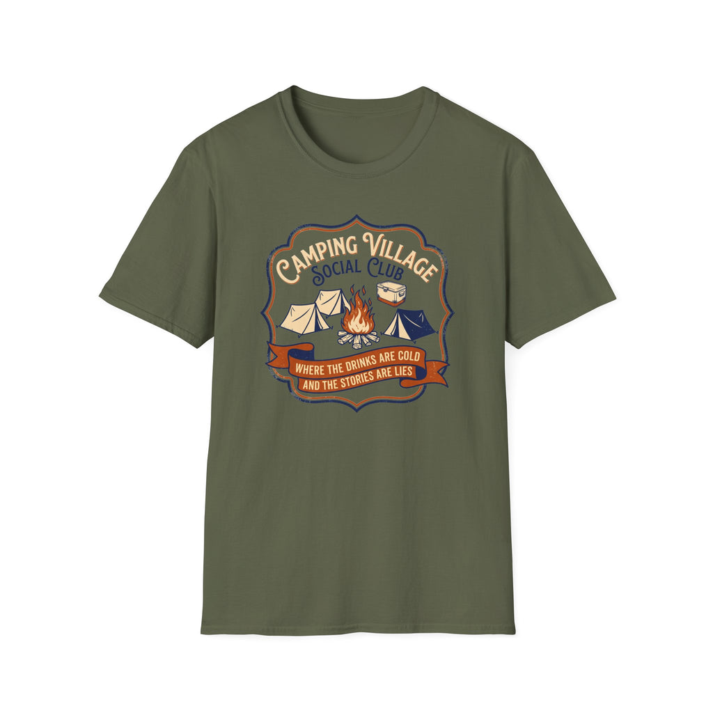 Camping Village Graphic T-Shirt