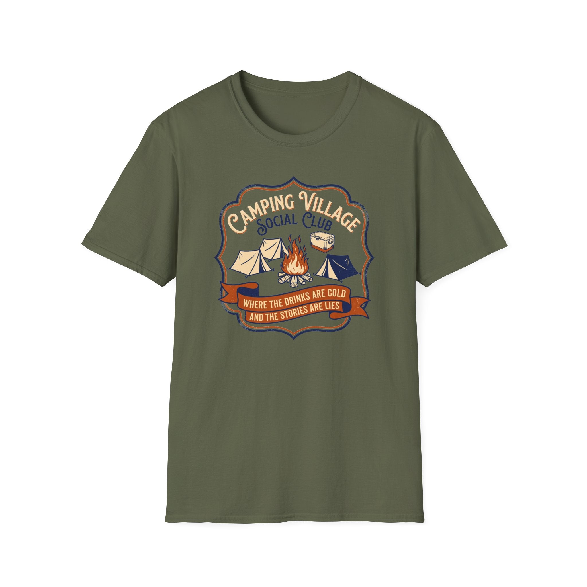 Camping Village Graphic T-Shirt