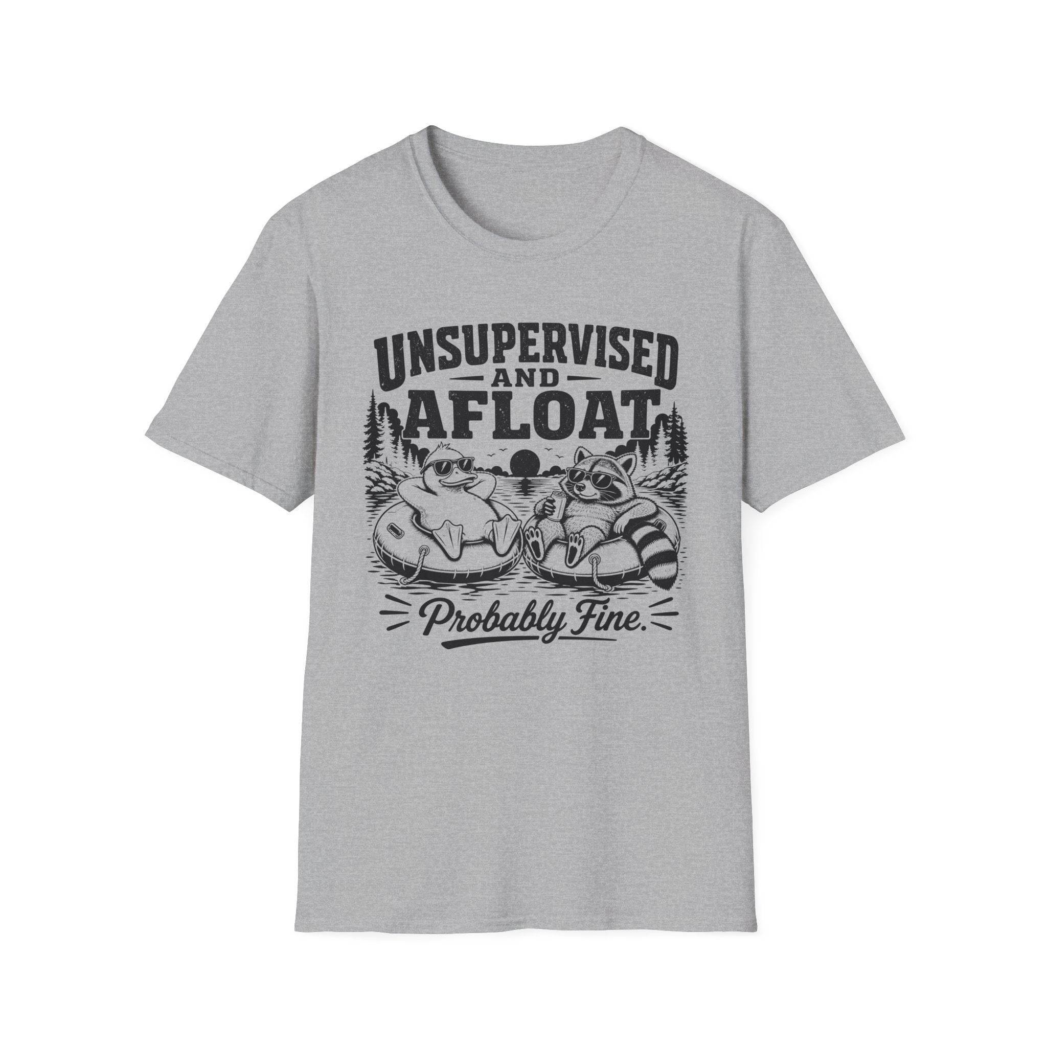 Unsupervised and Afloat Graphic T-Shirt