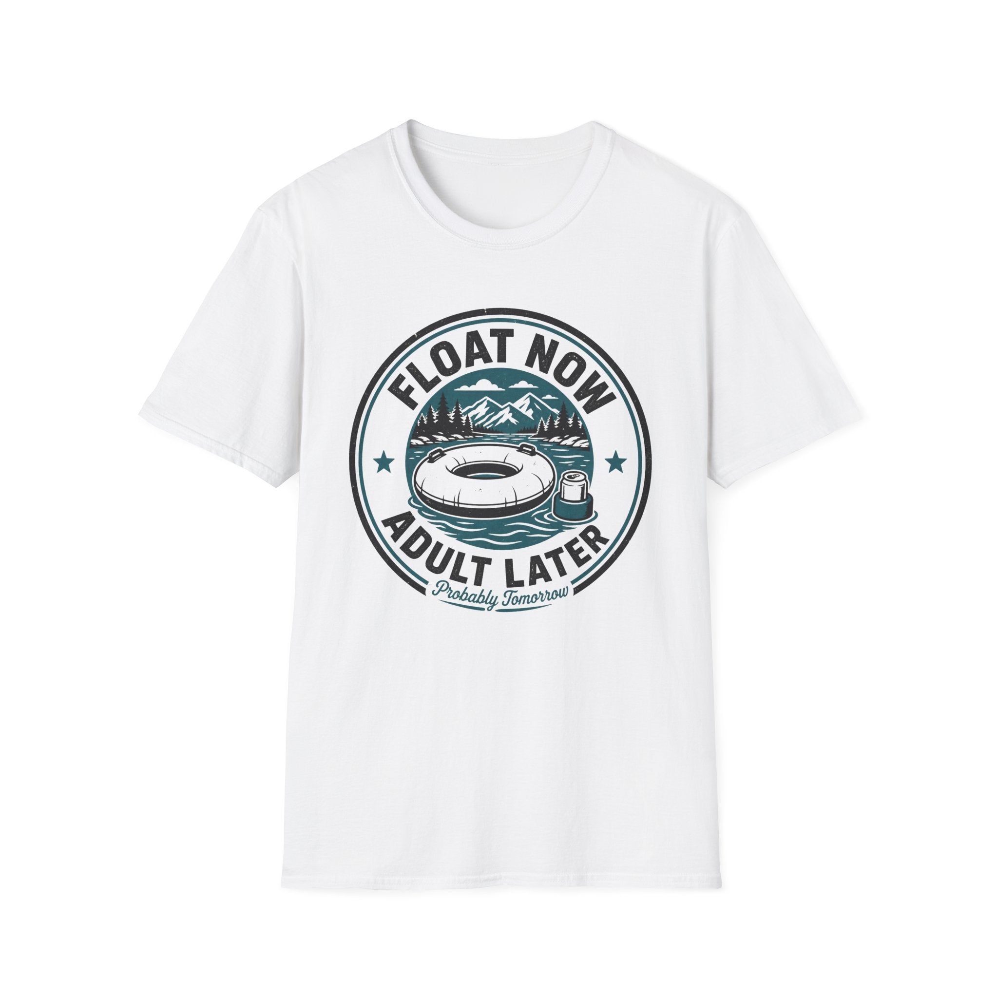 Float Now Adult Later Graphic T-Shirt