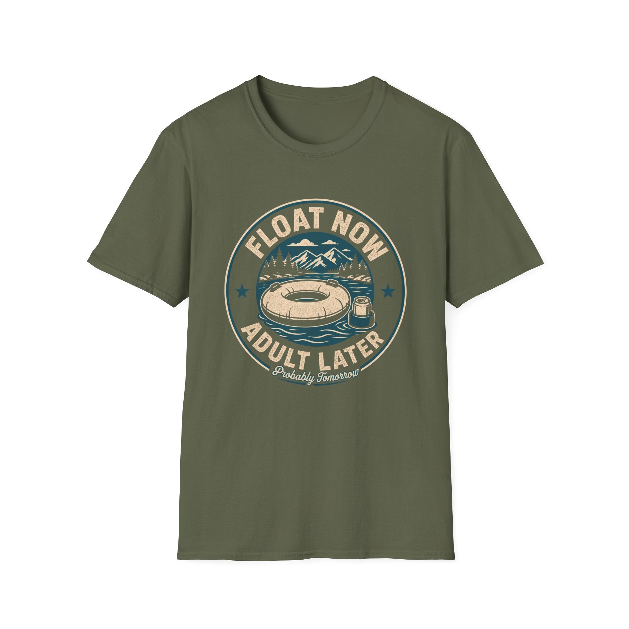 Float Now Adult Later Graphic T-Shirt