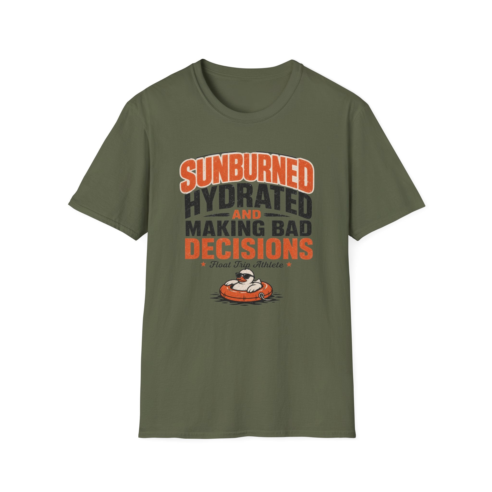 Sunburned Hydrated and Bad Decisions Graphic T-Shirt
