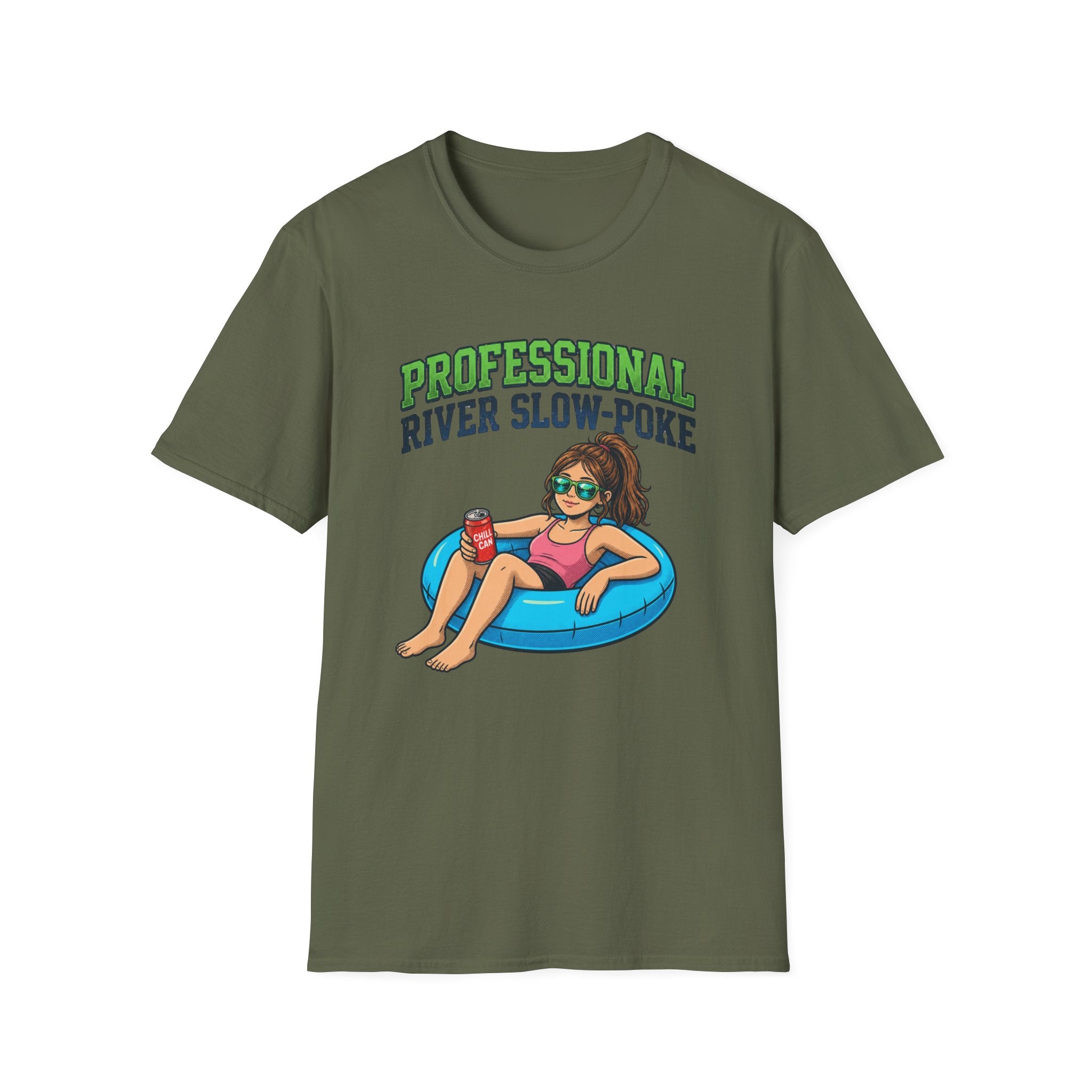 Professional River Slow Poke Little Chick Graphic T-Shirt
