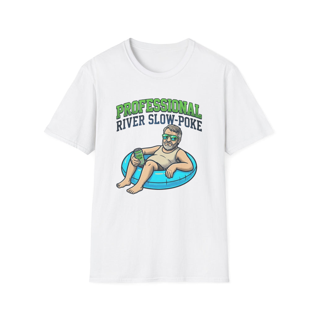Professional River Slow Poke Old Dude Graphic T-Shirt