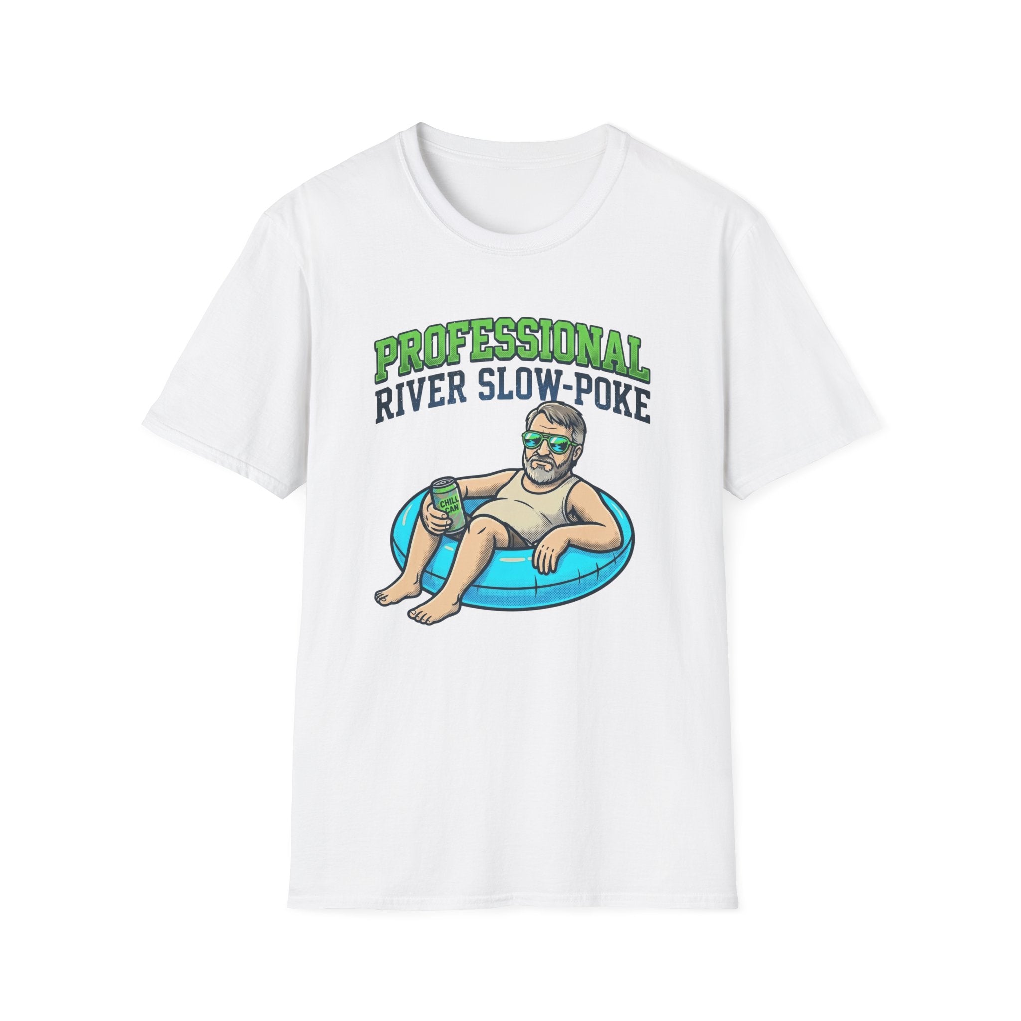 Professional River Slow Poke Old Dude Graphic T-Shirt
