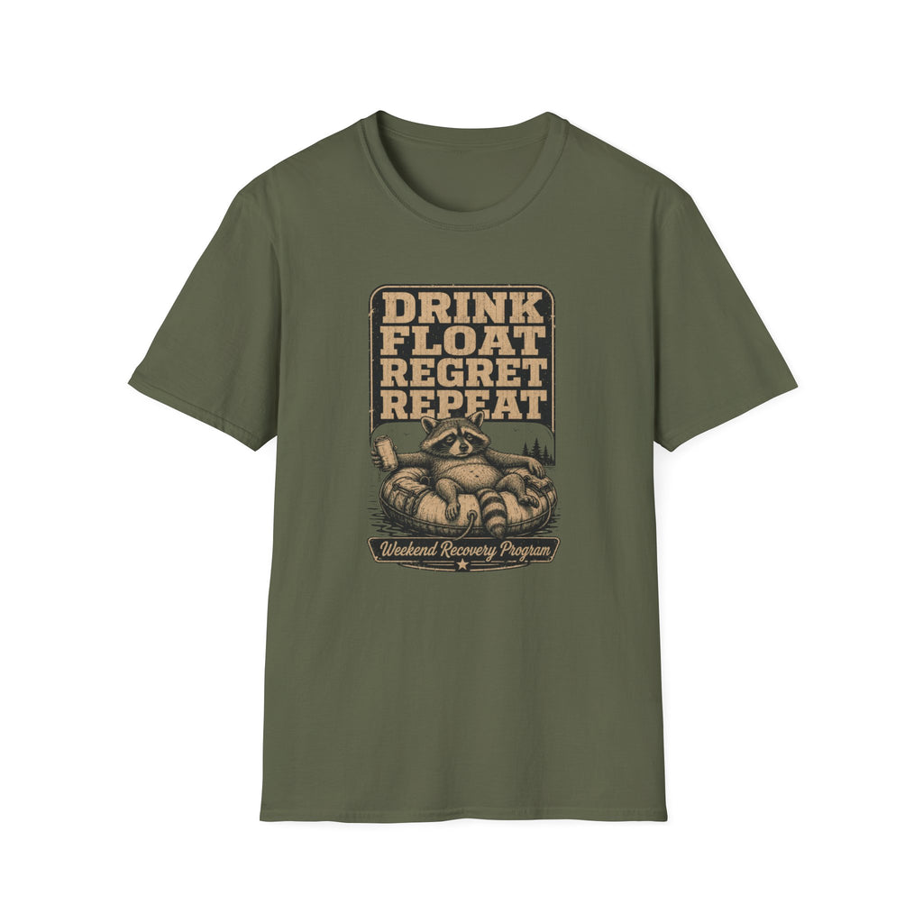 Drink Float Regret Repeat Graphic T-Shirt