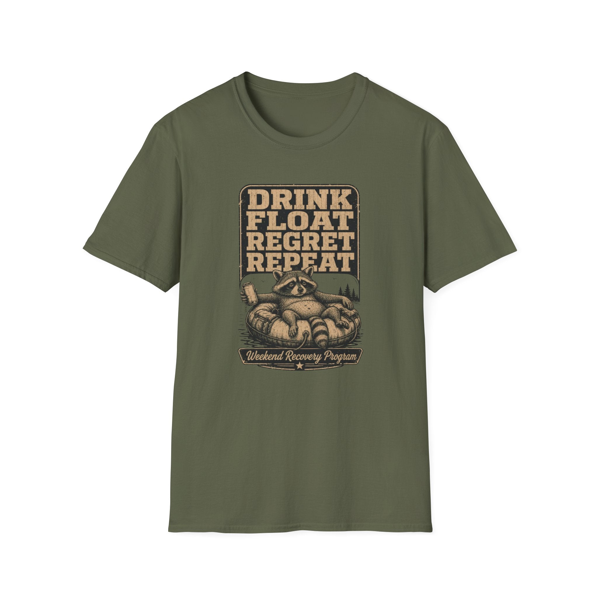 Drink Float Regret Repeat Graphic T-Shirt