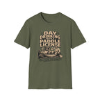 Day Drinking With a Paddle License Graphic T-Shirt