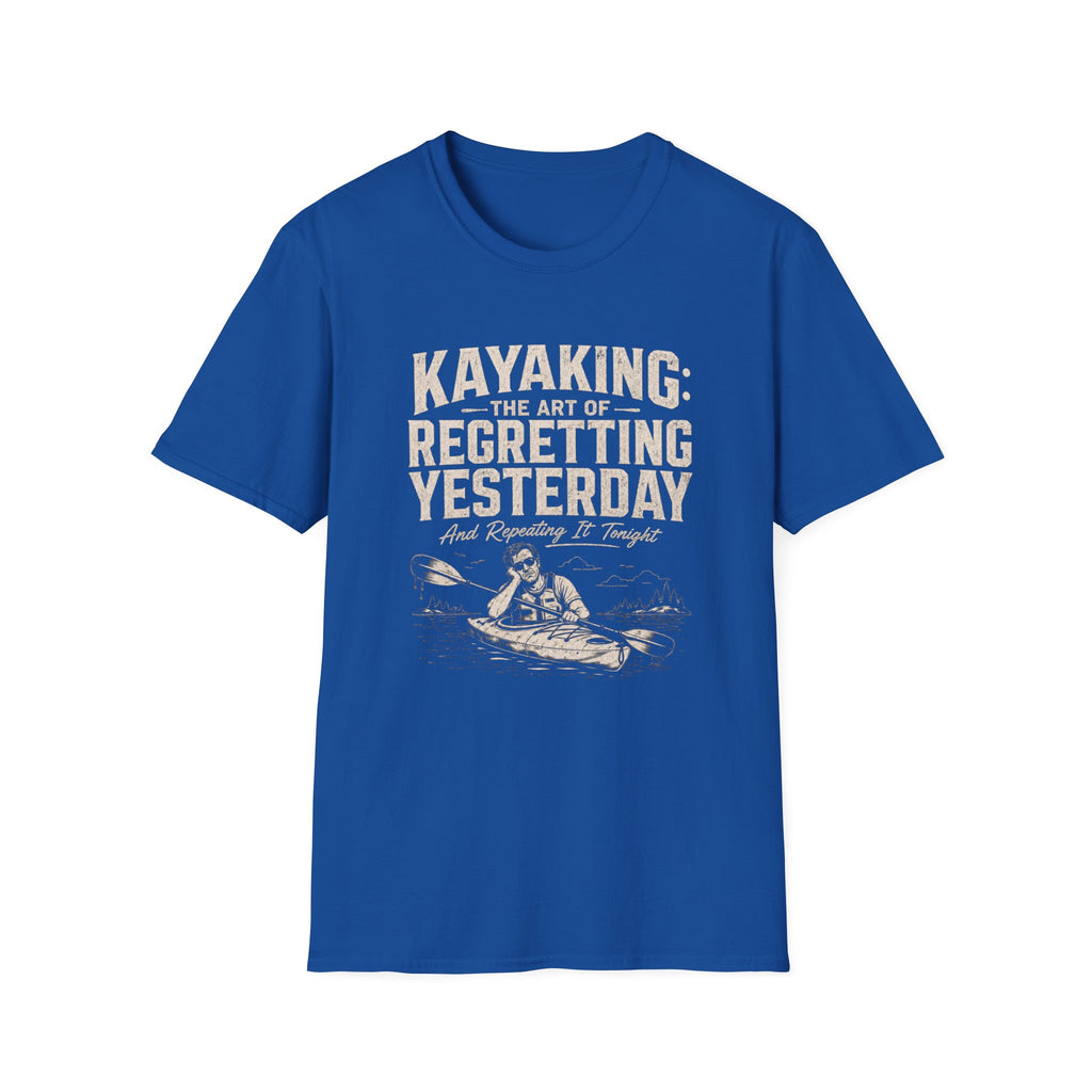 Kayaking Regretting Yesterday Graphic T-Shirt