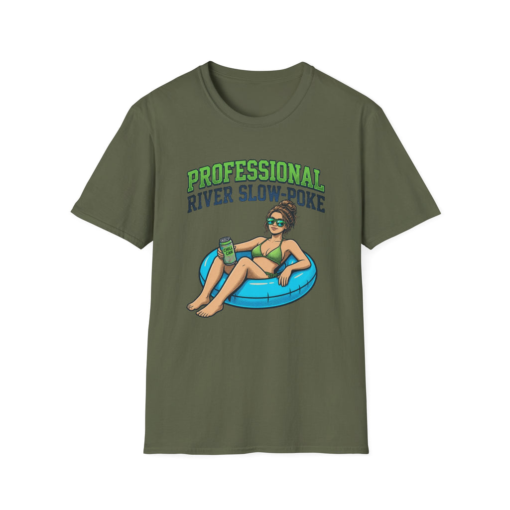Professional River Slow Poke Young Chick Graphic T-Shirt