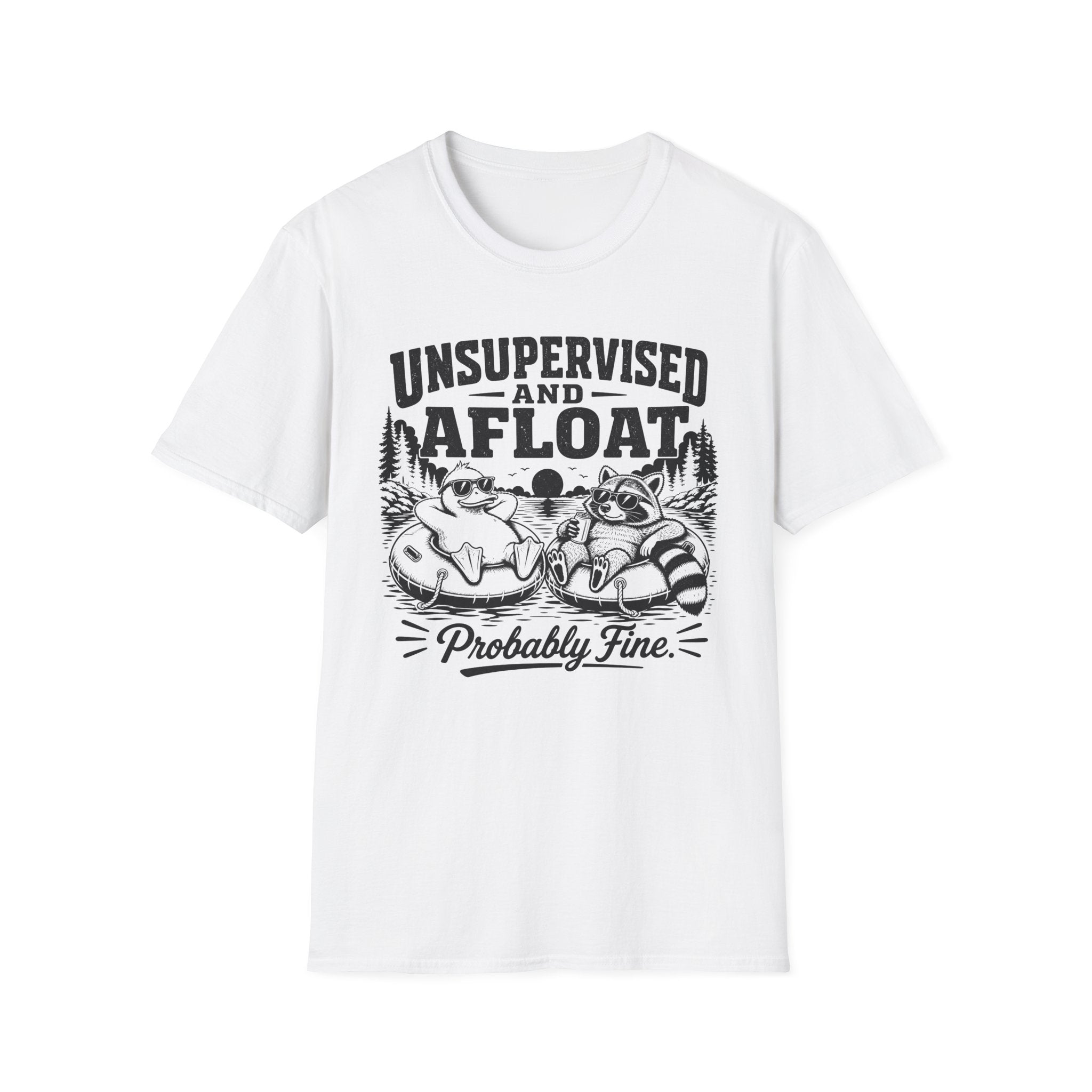 Unsupervised and Afloat Graphic T-Shirt