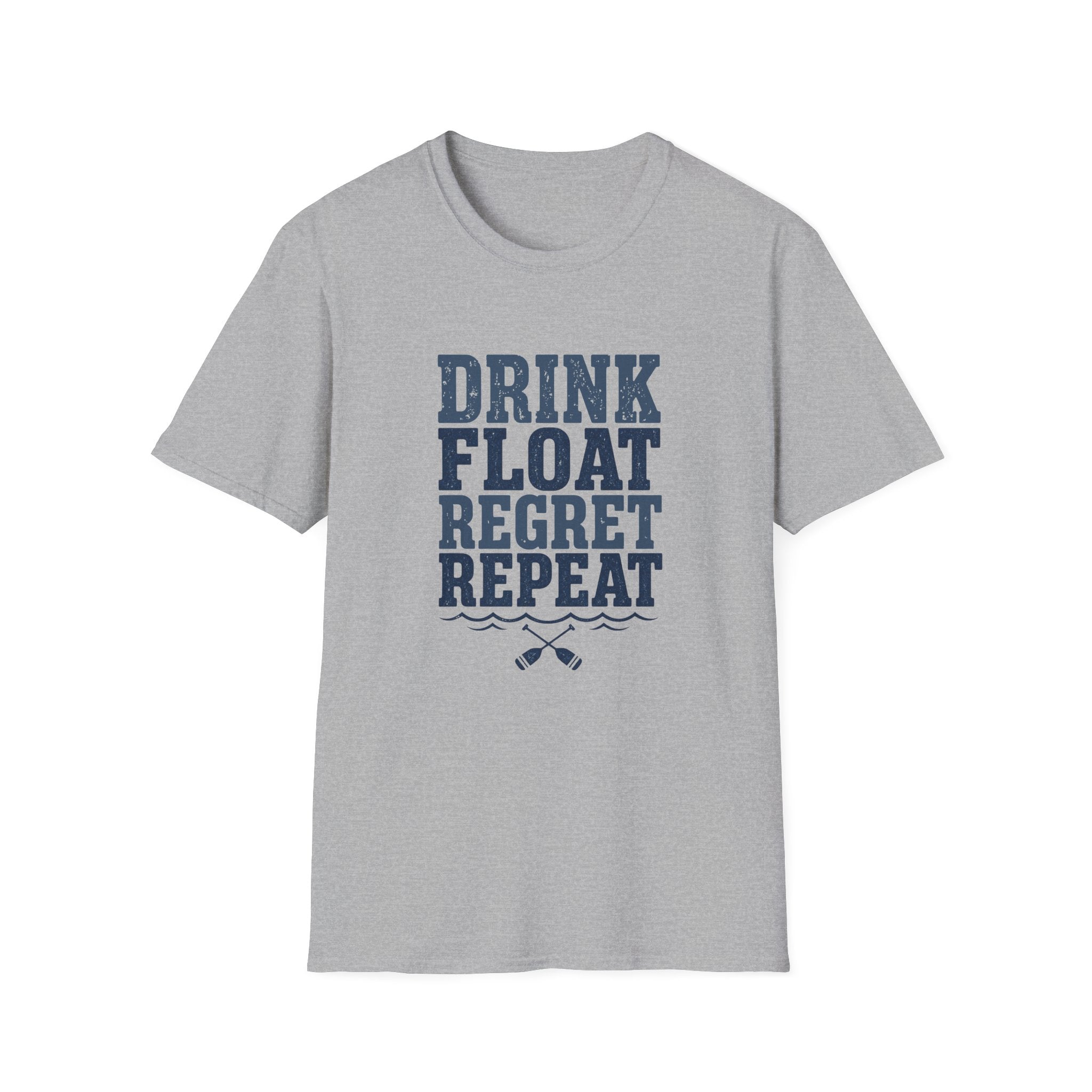 Drink Float Regret Repeat 2 Graphic T-Shirt