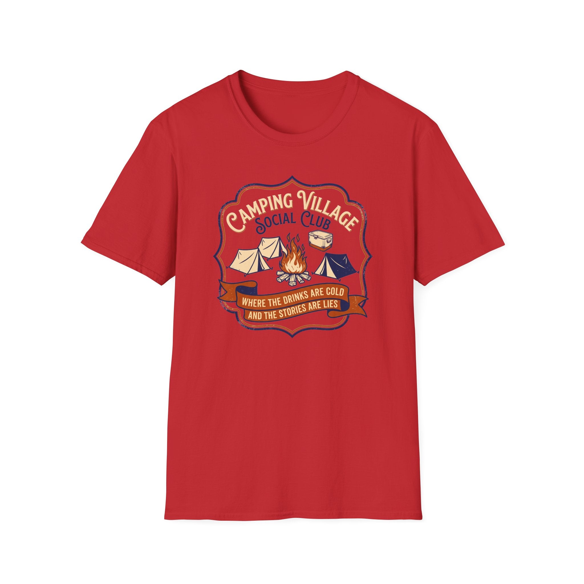 Camping Village Graphic T-Shirt