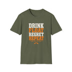 Drink Float Regret Repeat 2 Graphic T-Shirt