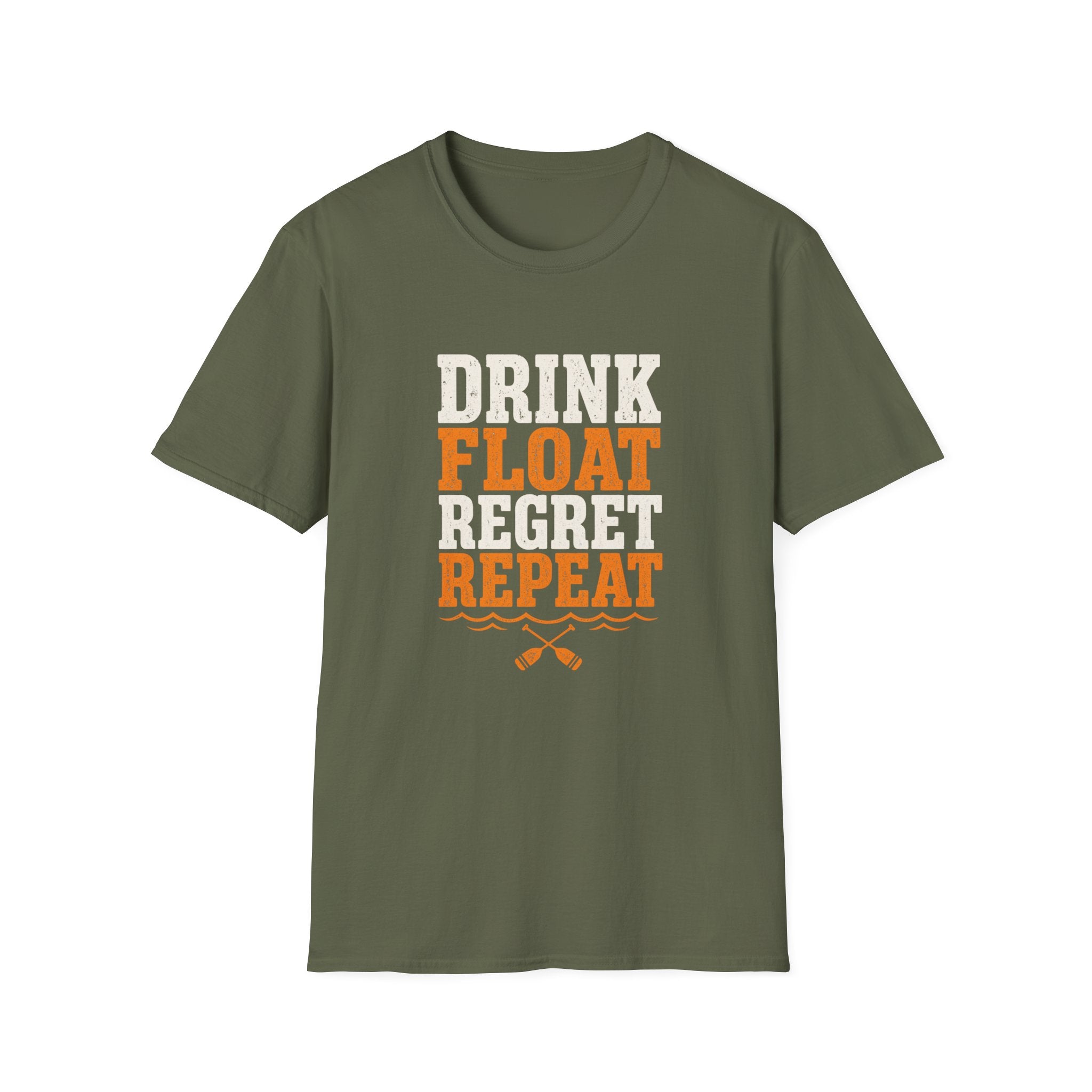 Drink Float Regret Repeat 2 Graphic T-Shirt