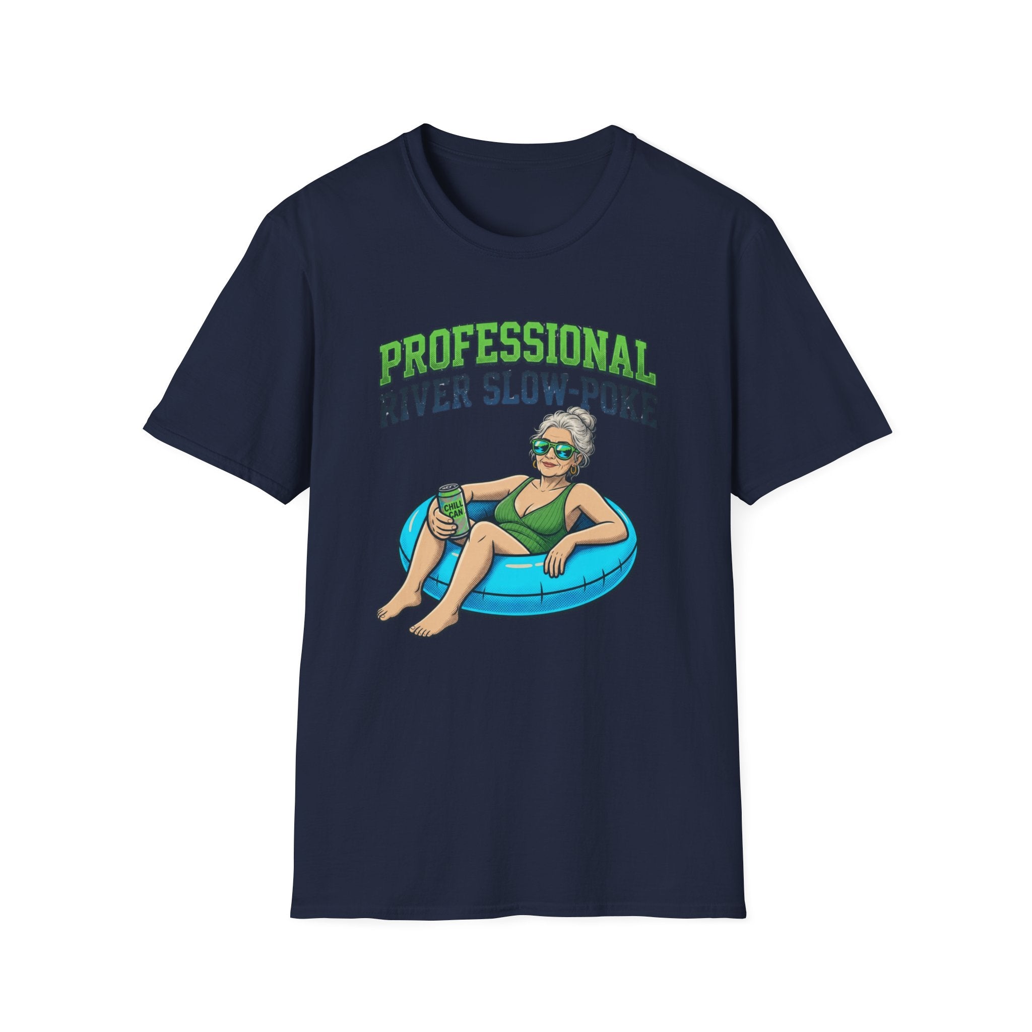 Professional River Slow Poke Old Chick Graphic T-Shirt