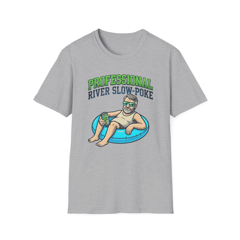 Professional River Slow Poke Old Dude Graphic T-Shirt