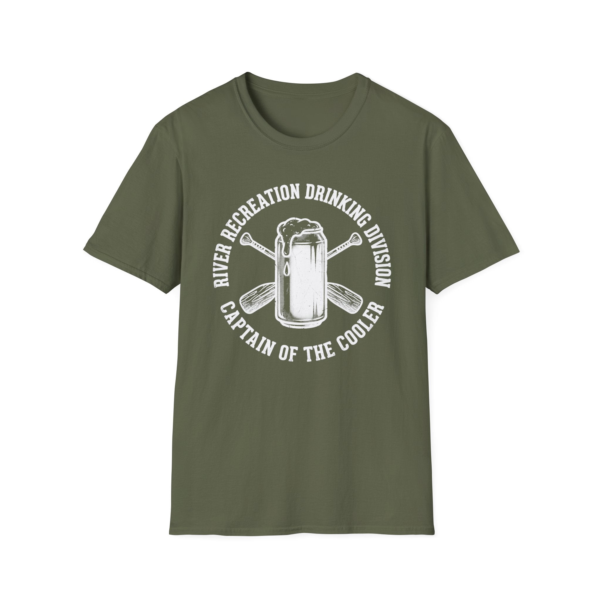 River Recreation Drinking Graphic T-Shirt