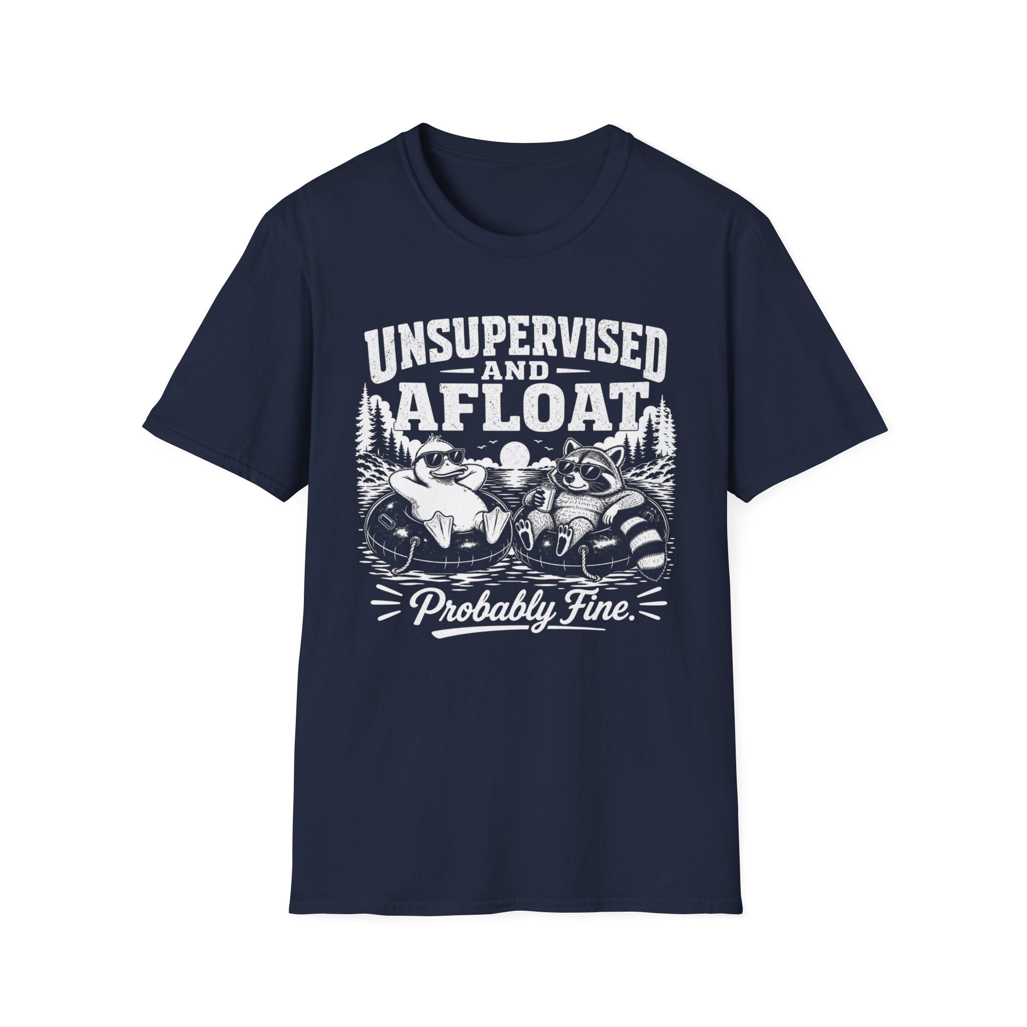 Unsupervised and Afloat Graphic T-Shirt