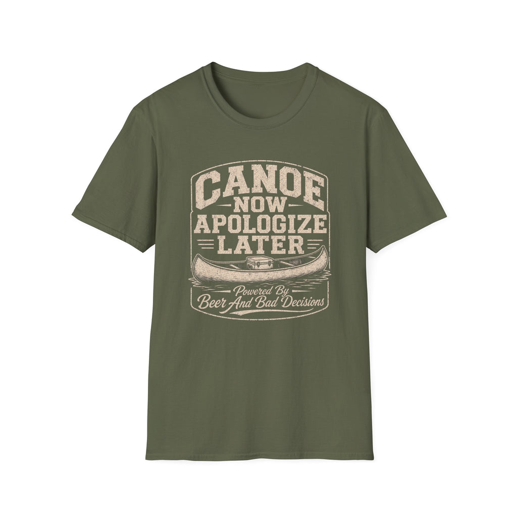 Canoe Now Apologize Later Graphic T-Shirt