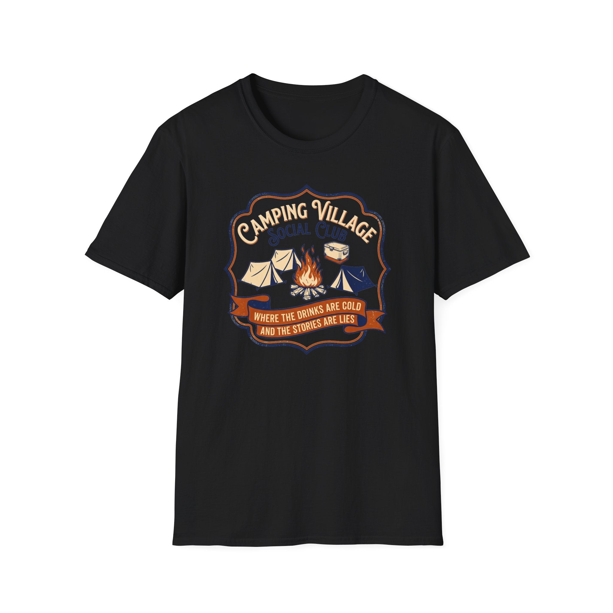 Camping Village Graphic T-Shirt