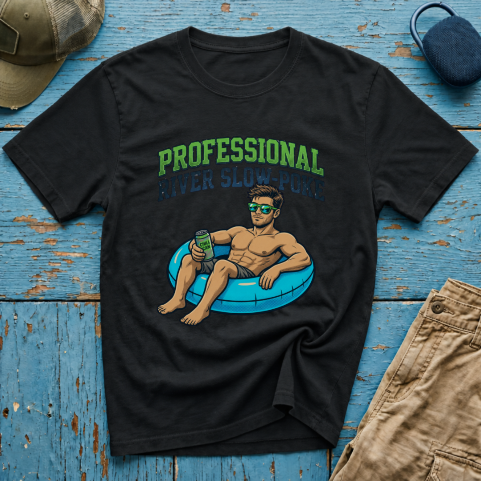 Professional River Slow Poke Young Dude Graphic T-Shirt