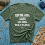 Float Trip Agenda Graphic T-Shirt