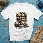 Day Drinking With a Paddle License Graphic T-Shirt