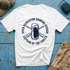 River Recreation Drinking Graphic T-Shirt